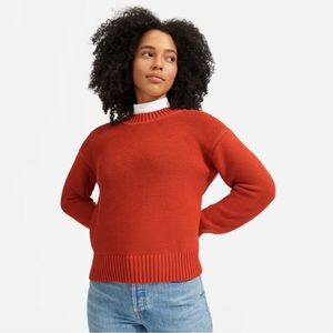 Everlane link stitch crew neck sweater size S